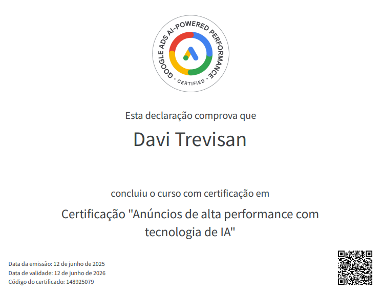 Anúncios de alta performance com tecnologia de IA